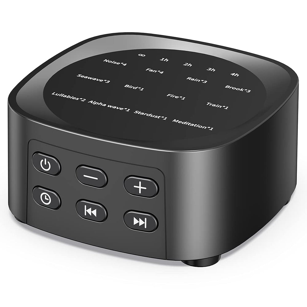 Sleepbox Sleep white noise machine compact size ideal for travel and bedside use
