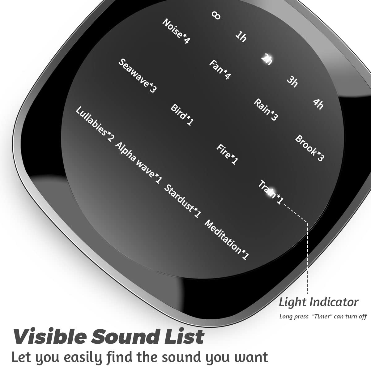 Sleepbox Sleep white noise machine memory feature saves last settings