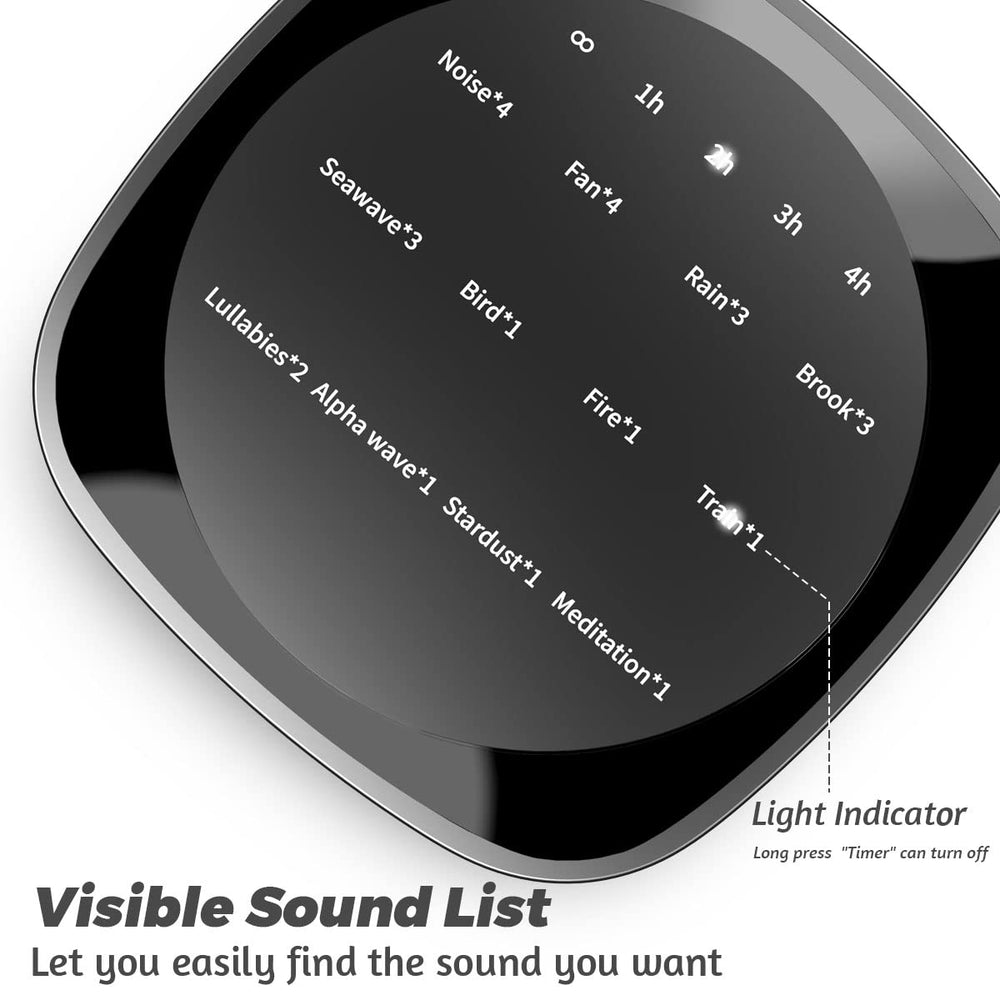 Sleepbox Sleep white noise machine memory feature saves last settings