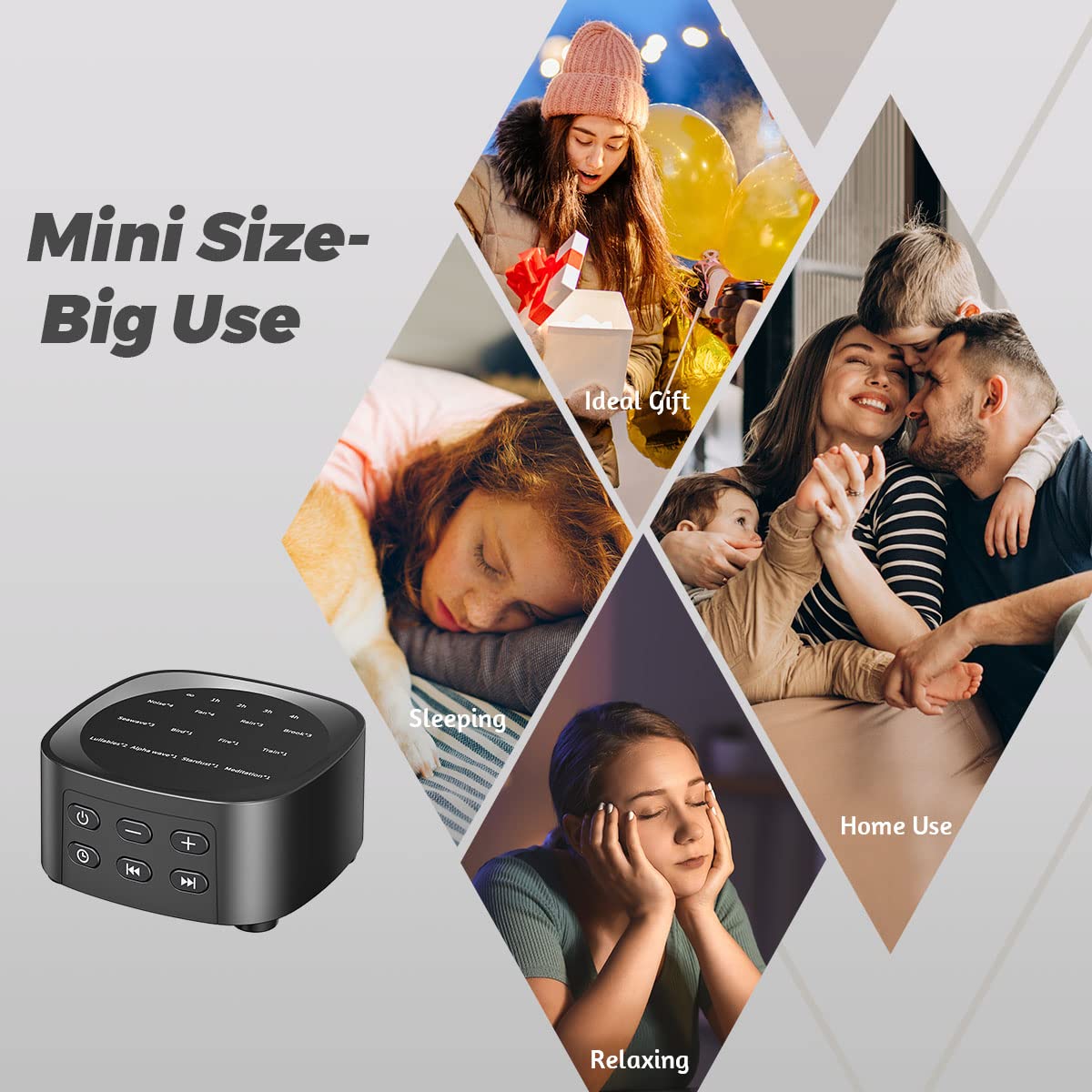 Sleepbox Sleep white noise machine FCC CE RoHS certified for safety