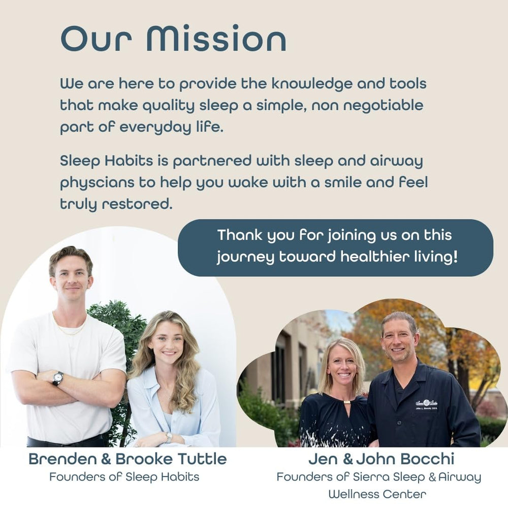 Sleep Habits Restore USA-made facility badge signifies quality and vegan formulation.