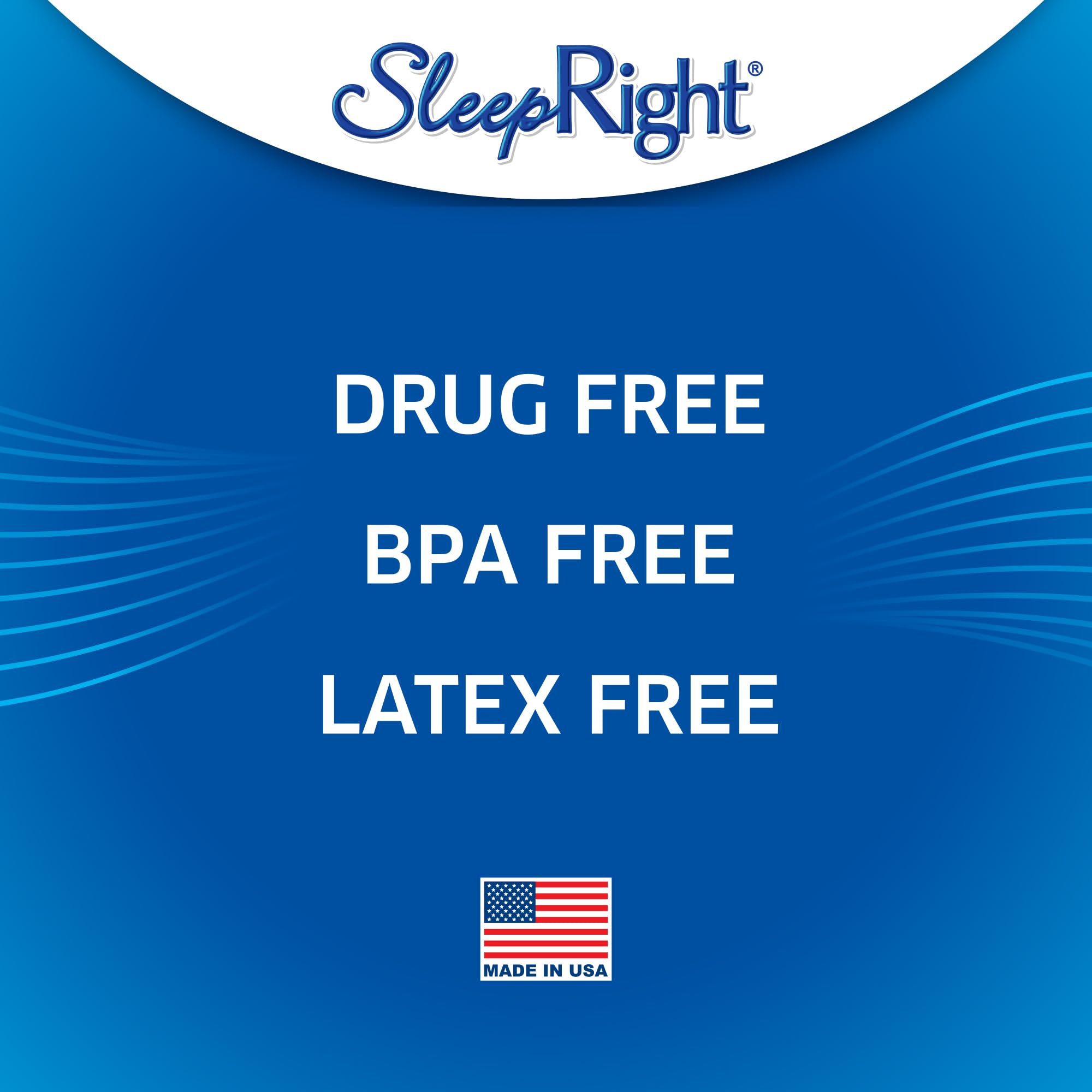 SleepRight Breathe Aid is proudly made in the USA with high-quality materials.