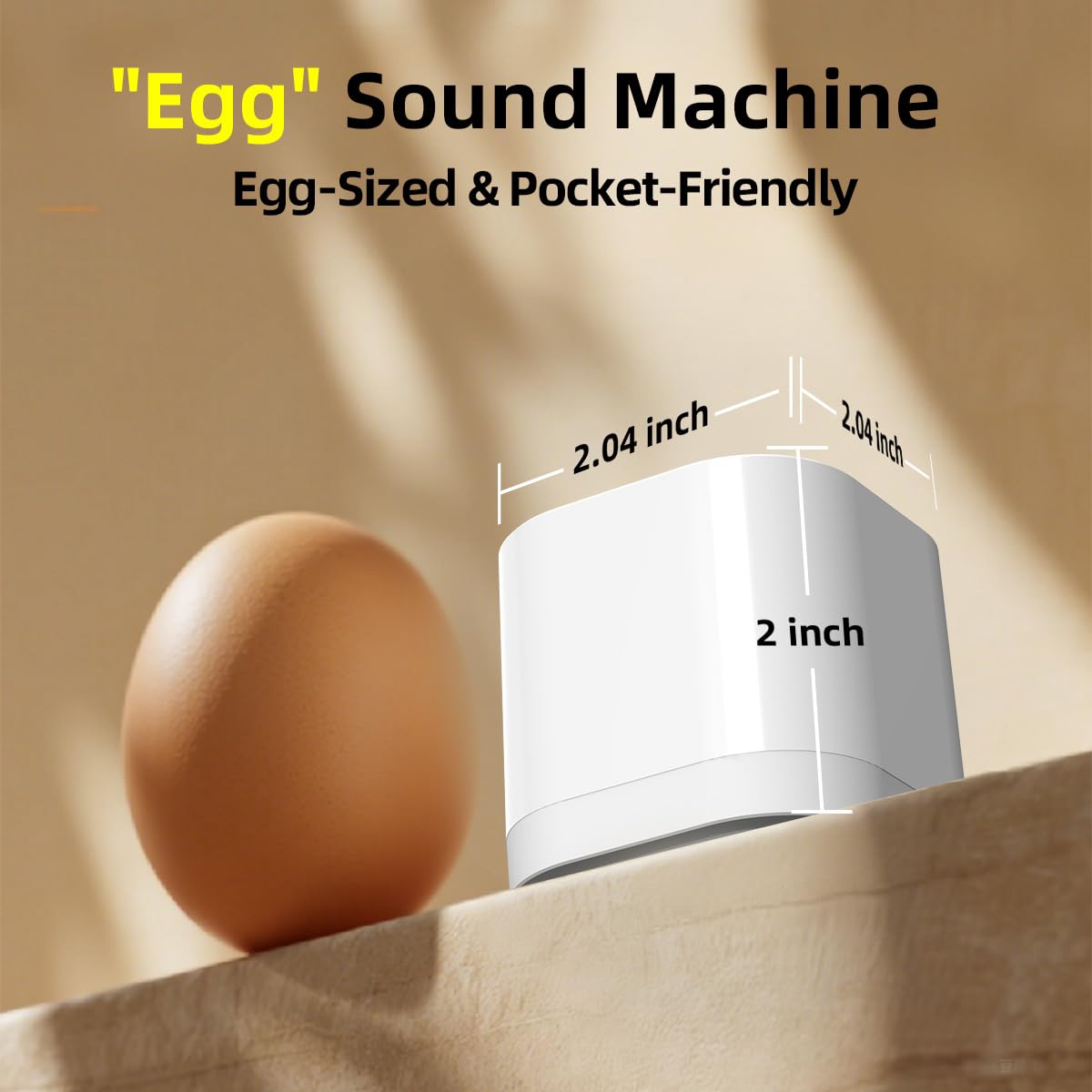 SleeZOO 1100mAh battery enables long playback away from home.