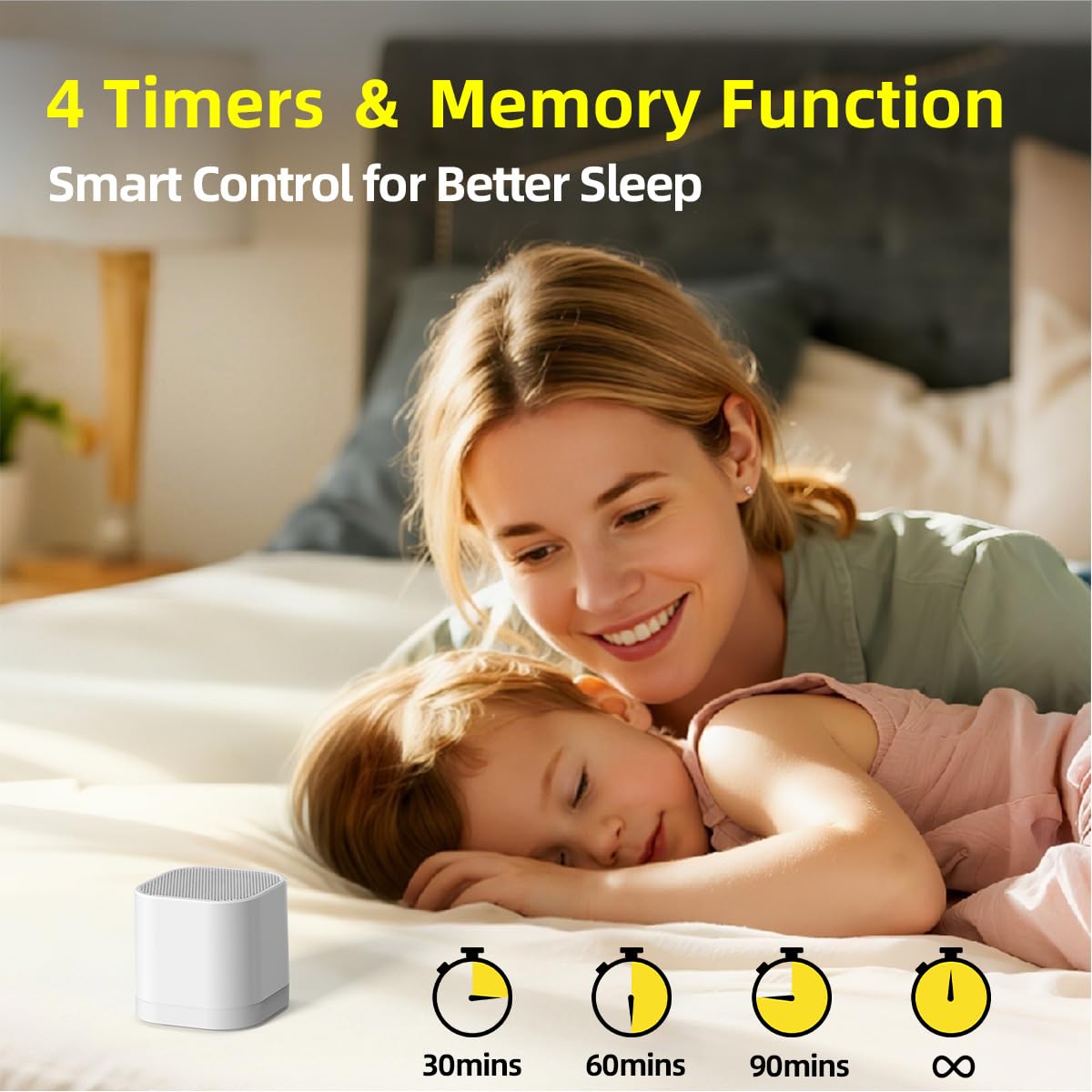 SleeZOO 32-volume levels dial for precise sound control.