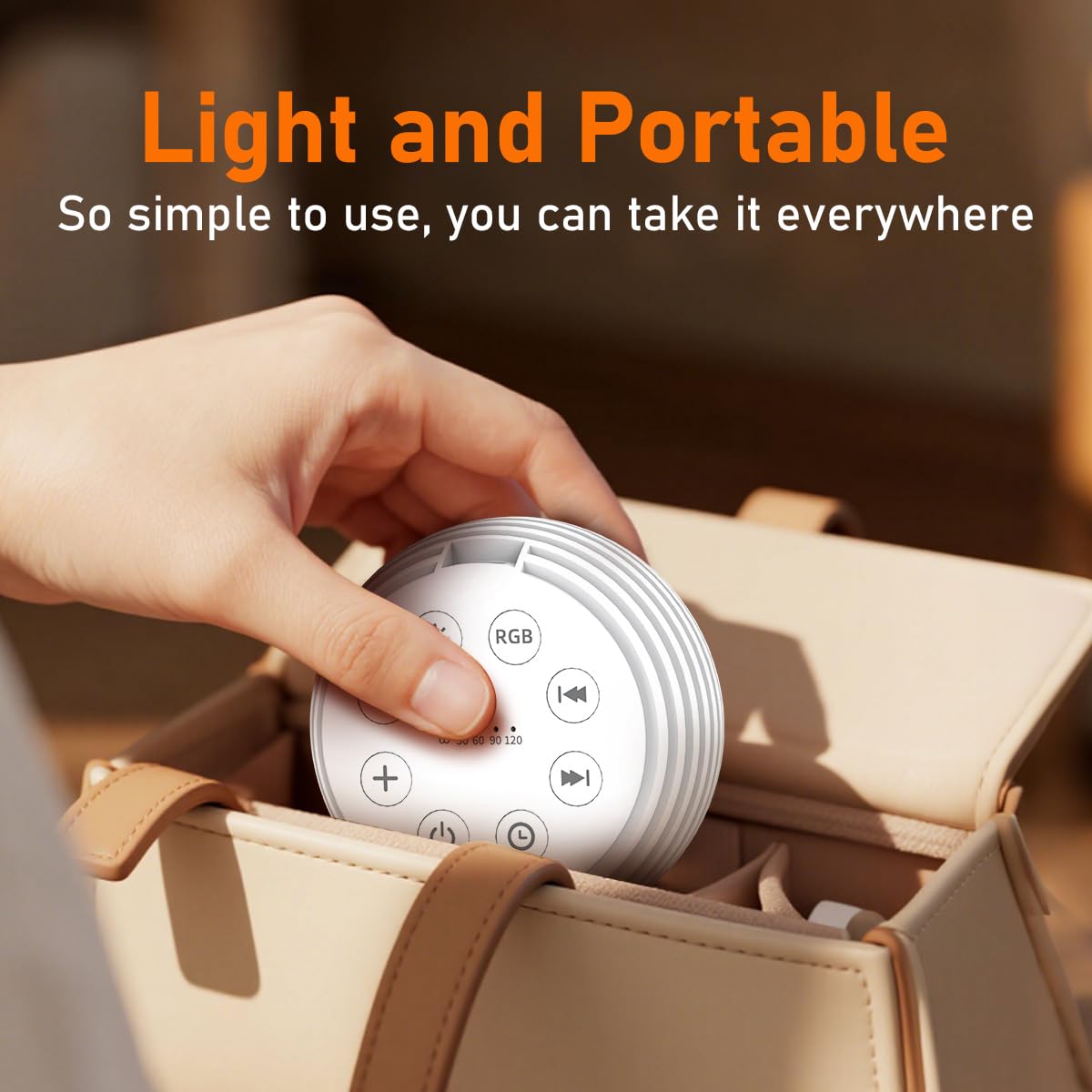 SleeZOO five brightness levels tailor ambiance for sleep or work.