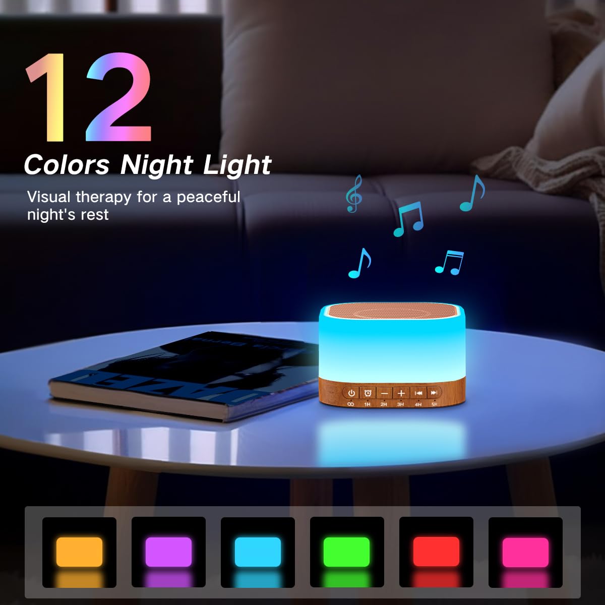 SleeZOO device shows 32 volume levels for personalized sound comfort