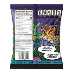 SlimThicc protein gummies open pack shows chewy texture and candy-like flavor for satisfying snacks.