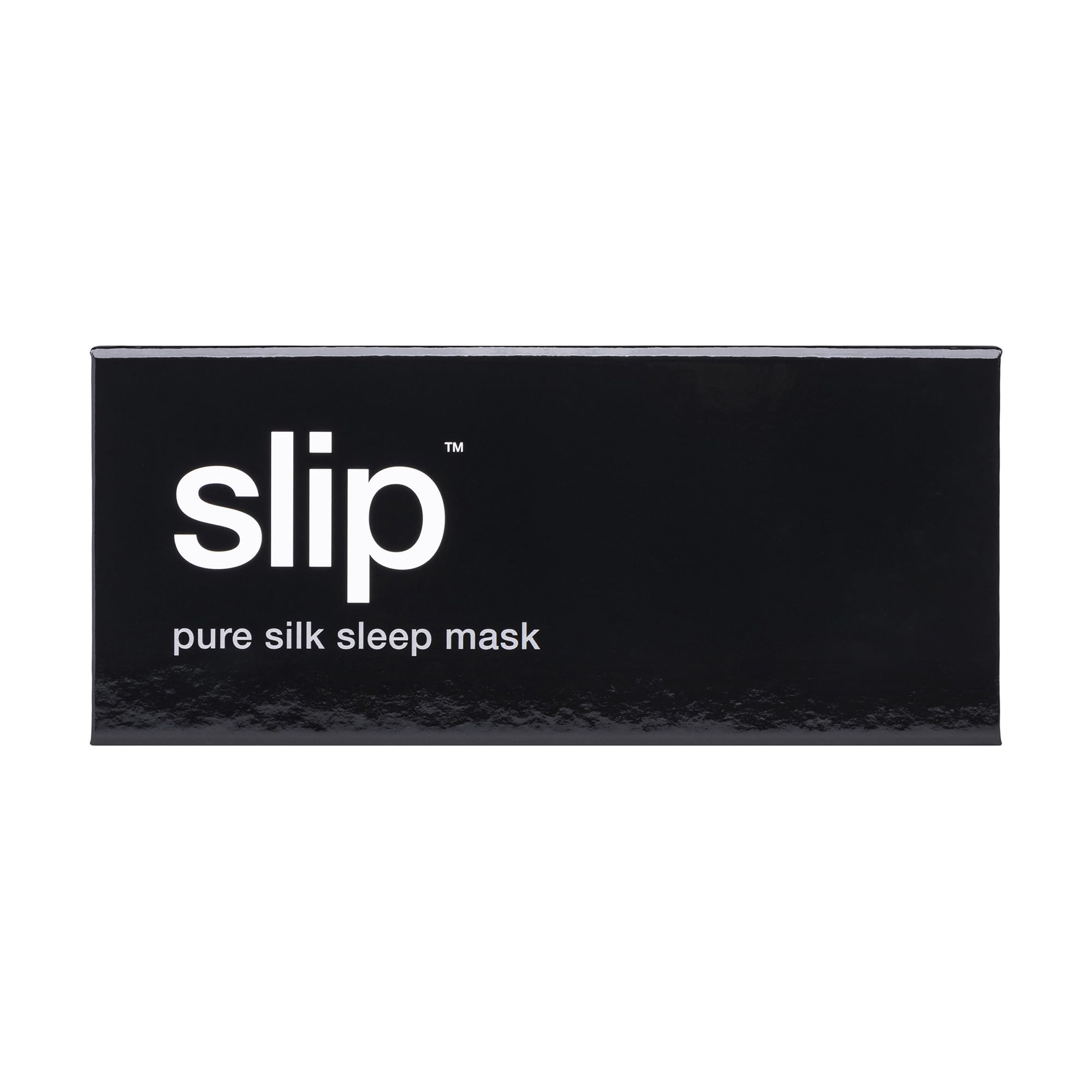 SLIP Pure Silk Sleep Mask in black with packaging for gifting.