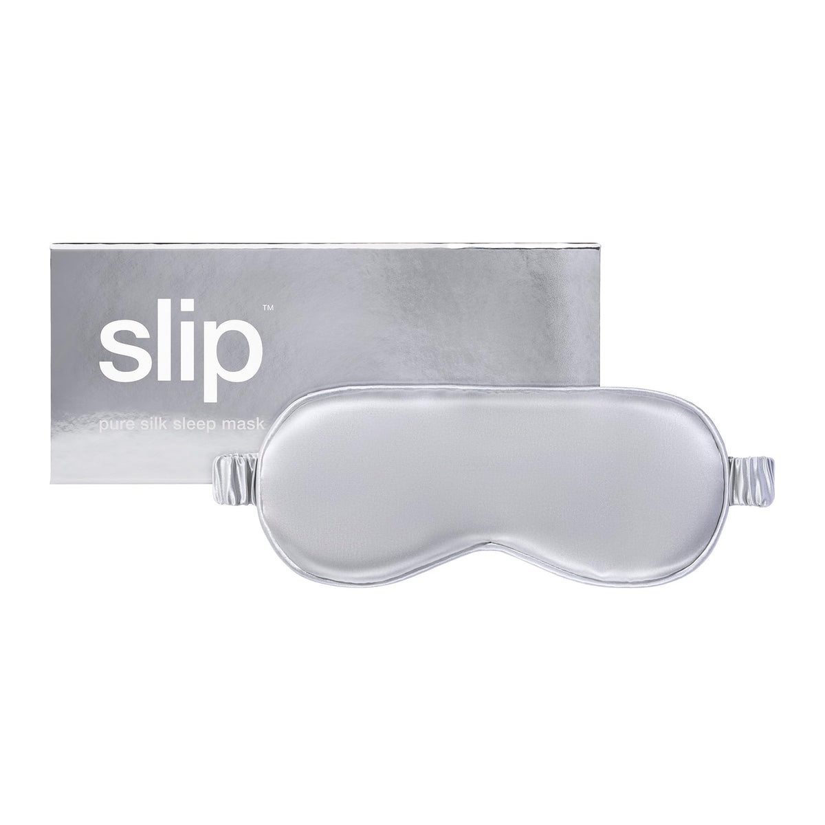 Slip Pure Silk Sleep Mask worn over eyes for deep, restful sleep