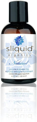 Sliquid Organics Natural Lubricant bottle delivers long-lasting moisture with organic botanicals.