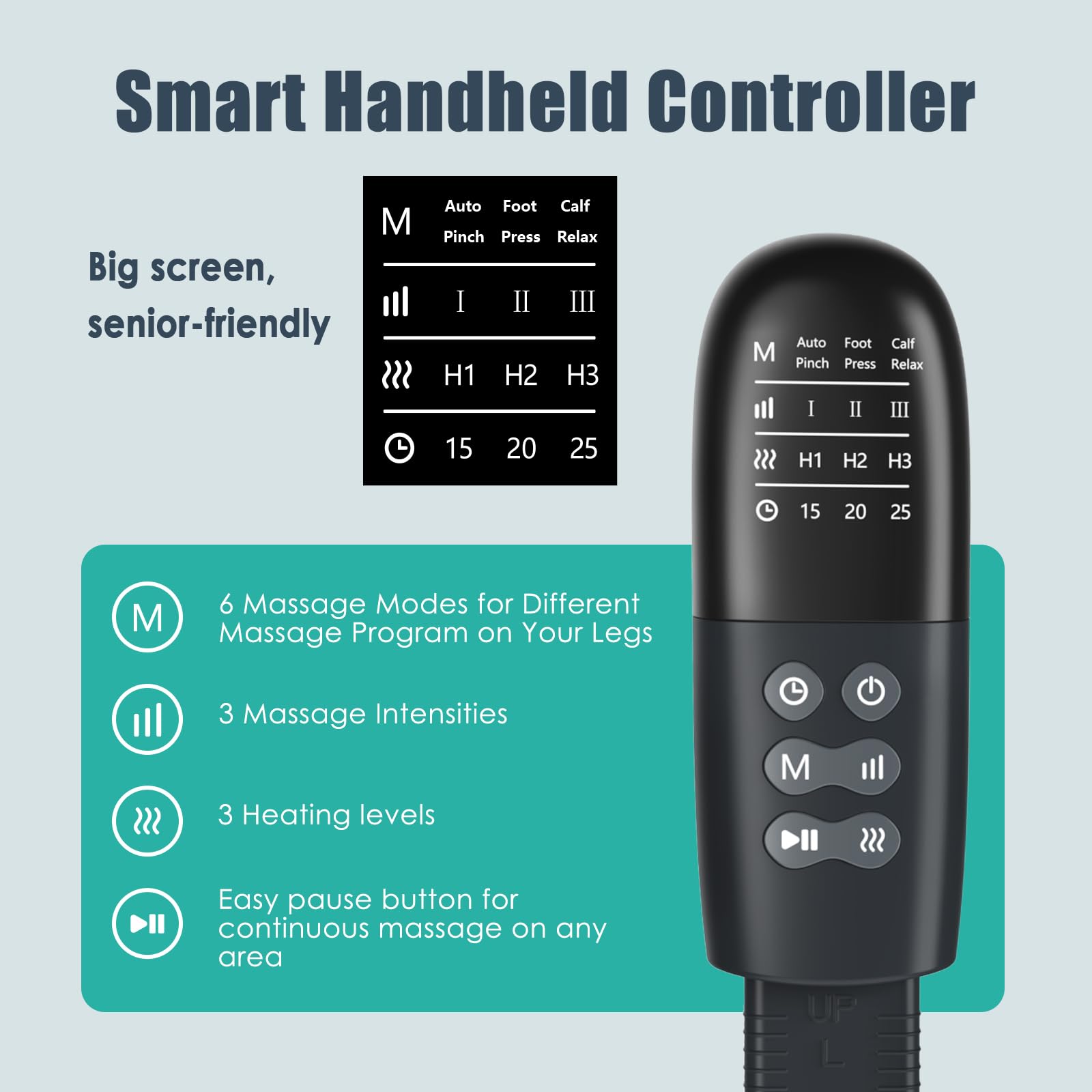SLOTHMORE six-mode massage panel enables customizable, relaxing sessions