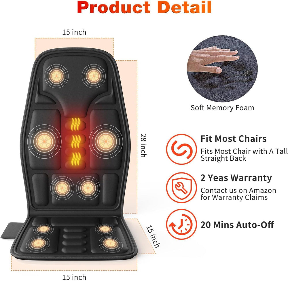 SLOTHMORE Comrelax foldable design makes massager portable for travel or office.