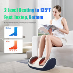 Open design of SLOTHMORE massager suitable for calves and feet