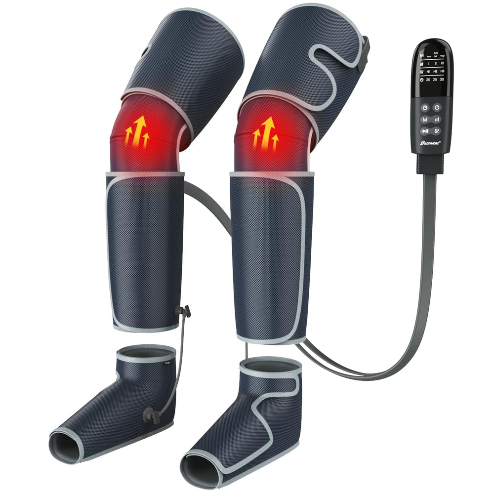 SLOTHMORE leg massager applying foot-to-calf compression for improved circulation