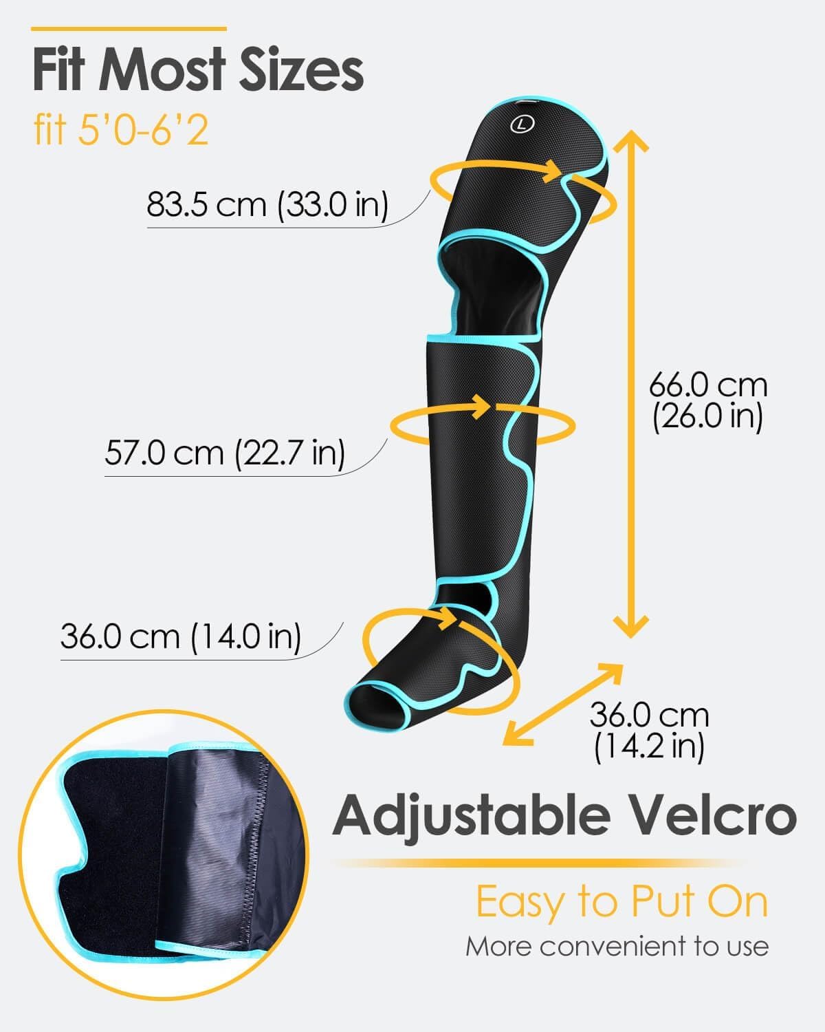 SLOTHMORE leg massager in use with remote controller