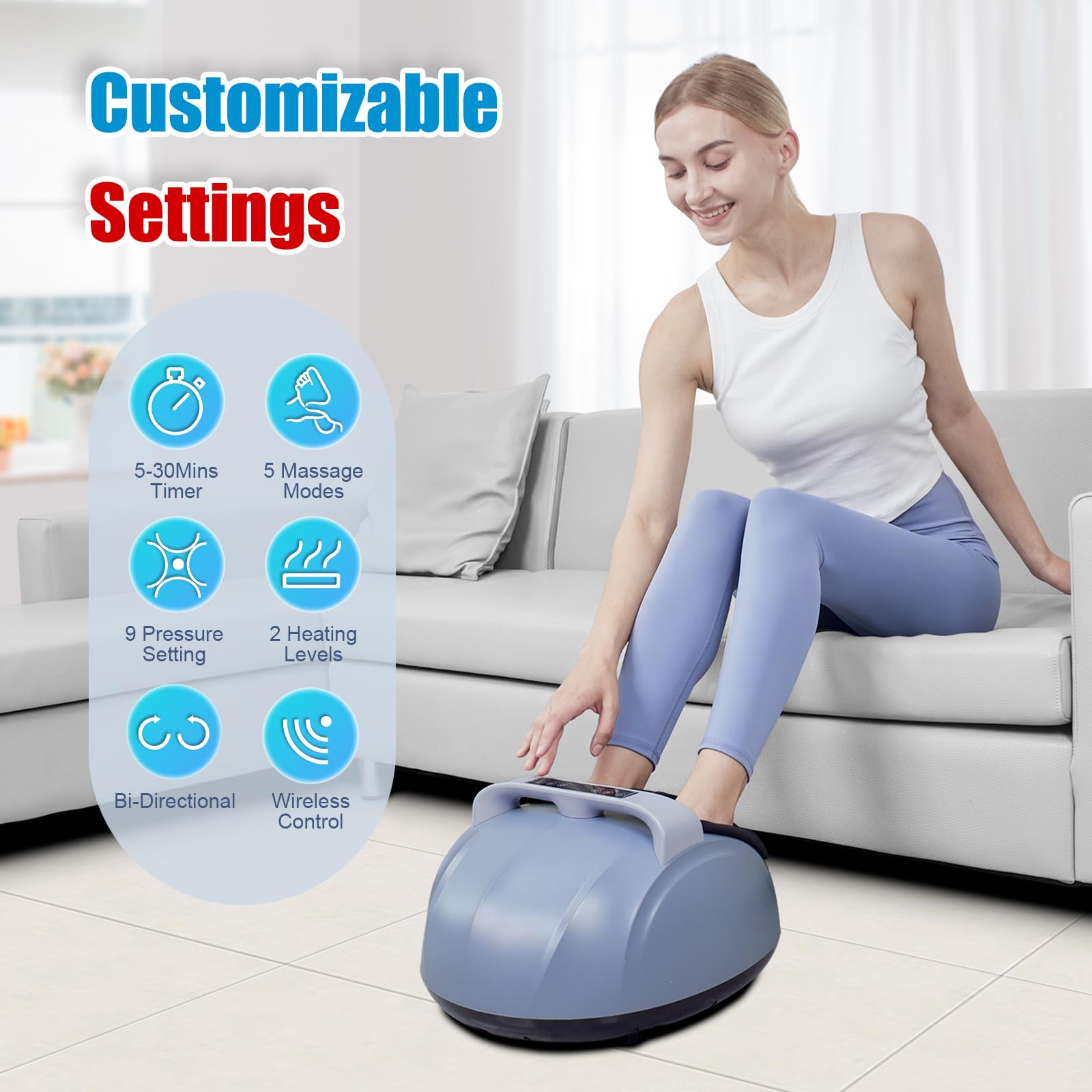 SLOTHMORE Shiatsu Foot Massager Petrissage Max technology in action