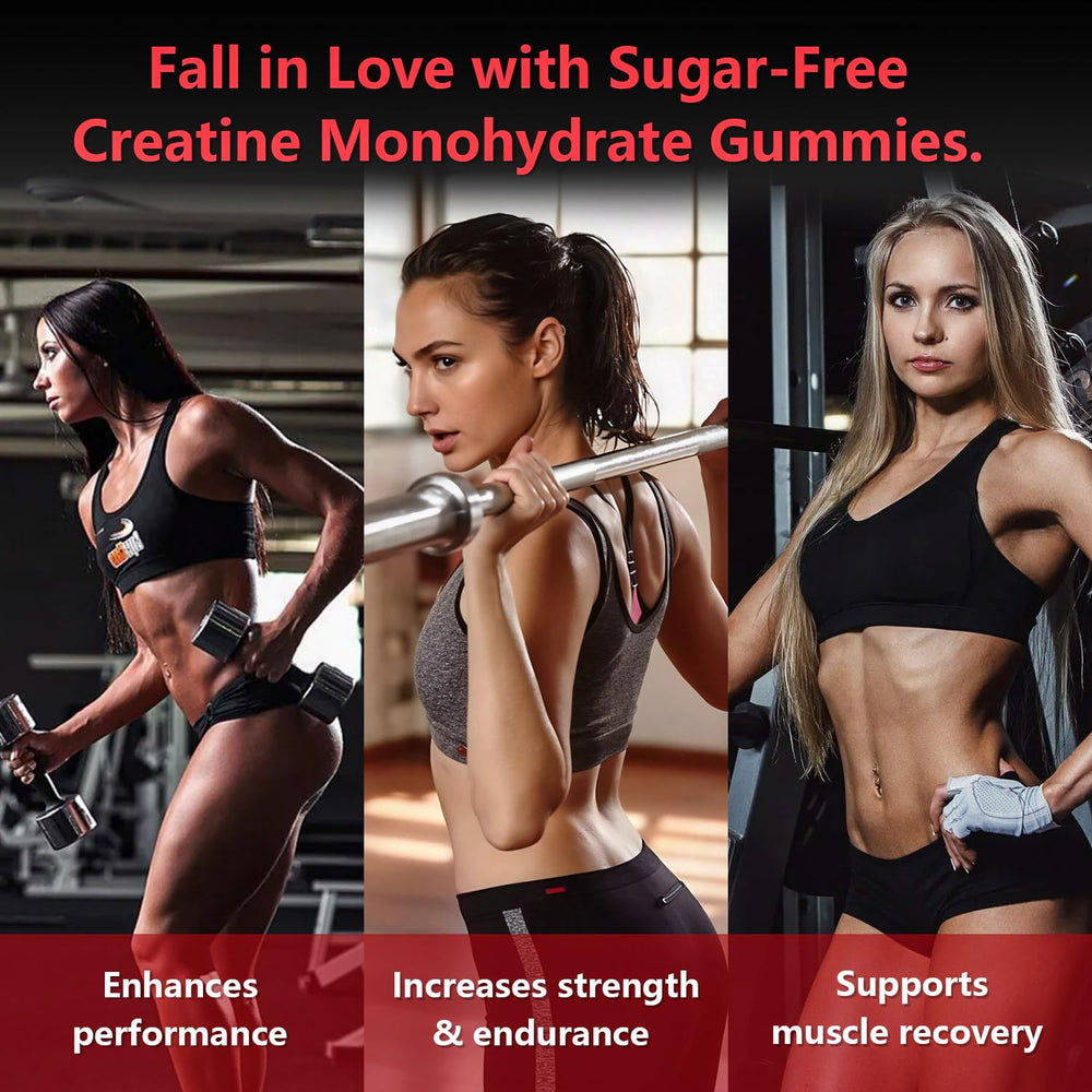 Slsomu Creatine Monohydrate Gummies energy boost during training