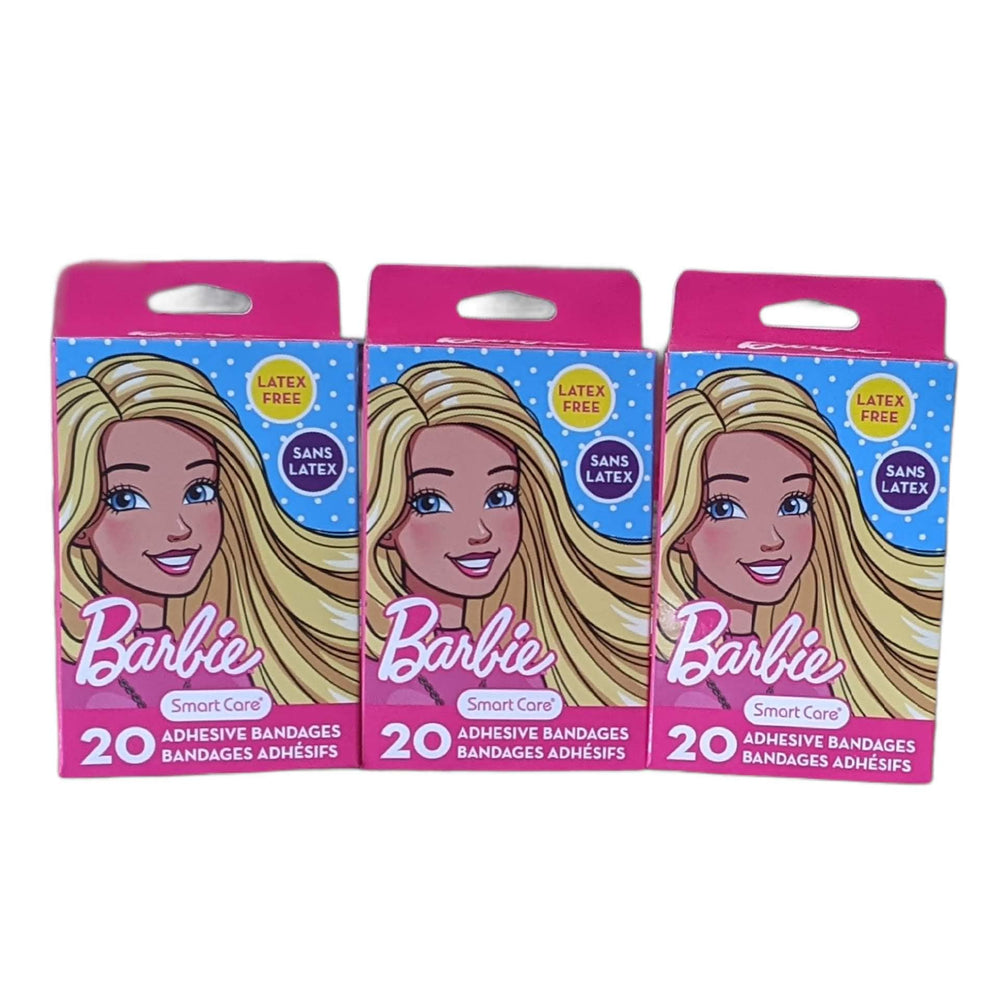 Smart Care Barbie themed sterile bandages pack-3 for kids' minor scrapes and protection.