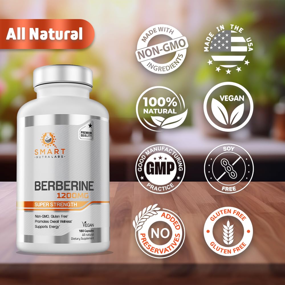 Smart Nutra Labs berberine GMP facility image conveys third-party tested quality