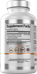 Smart Nutra Labs label shows china-free, non-GMO ingredients