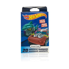 Smart Care Hot Wheels: caja de vendajes, fácil de usar para primeros auxilios rápidos.