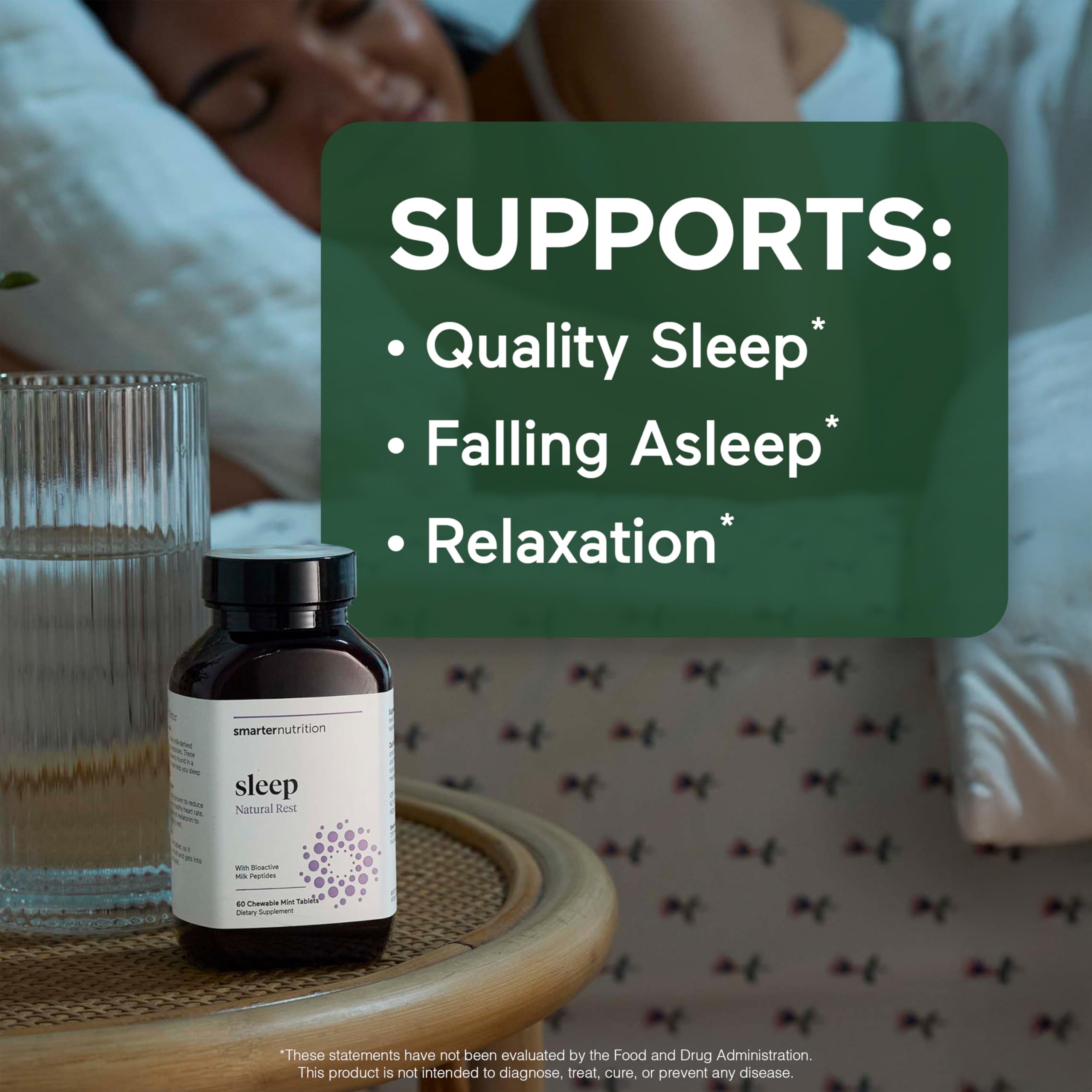 Smartenutrition Lactium ingredient highlighted for calm relaxation and hypoallergenic profile