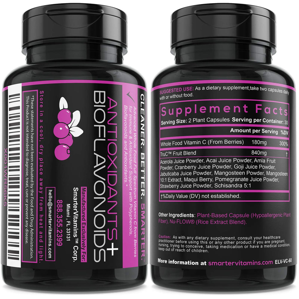 SmarterVitamins Naturally sourced nutrients highlight whole-food ingredients your body recognizes.