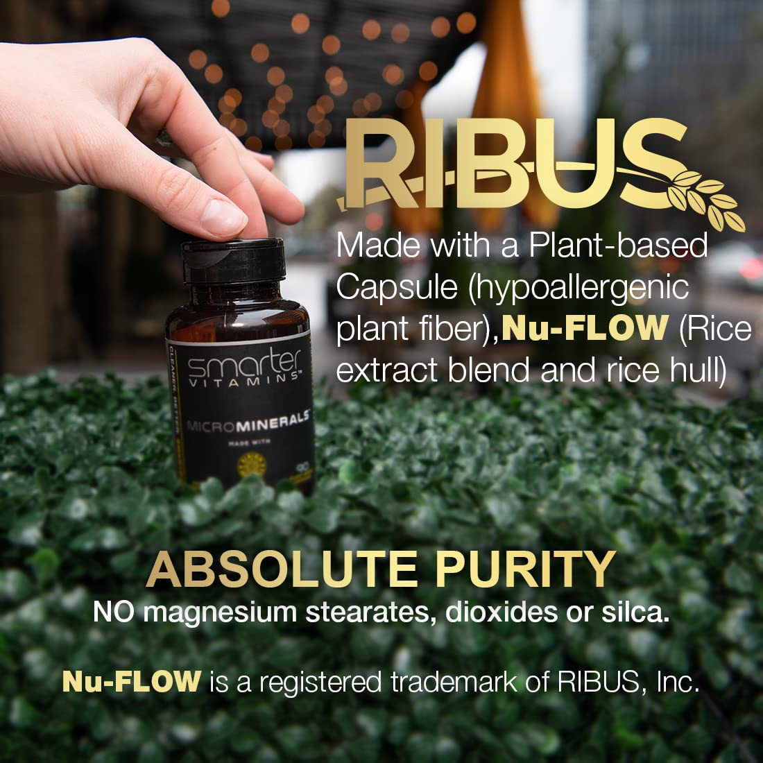 SmarterVitamins plant-based vegan capsules for daily mineral support