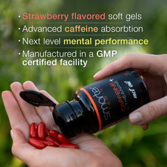 SmarterVitamins softgel capsules close-up showing smooth, easy-to-swallow design.