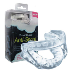 SmartGuard anti-snore mouthpiece front view showing comfortable, adjustable design for a personalized fit