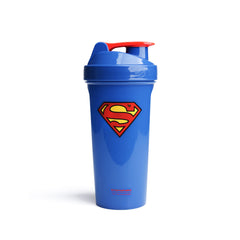SmartShake Lite Superman bottle cap close, leak-proof design for gym hydration