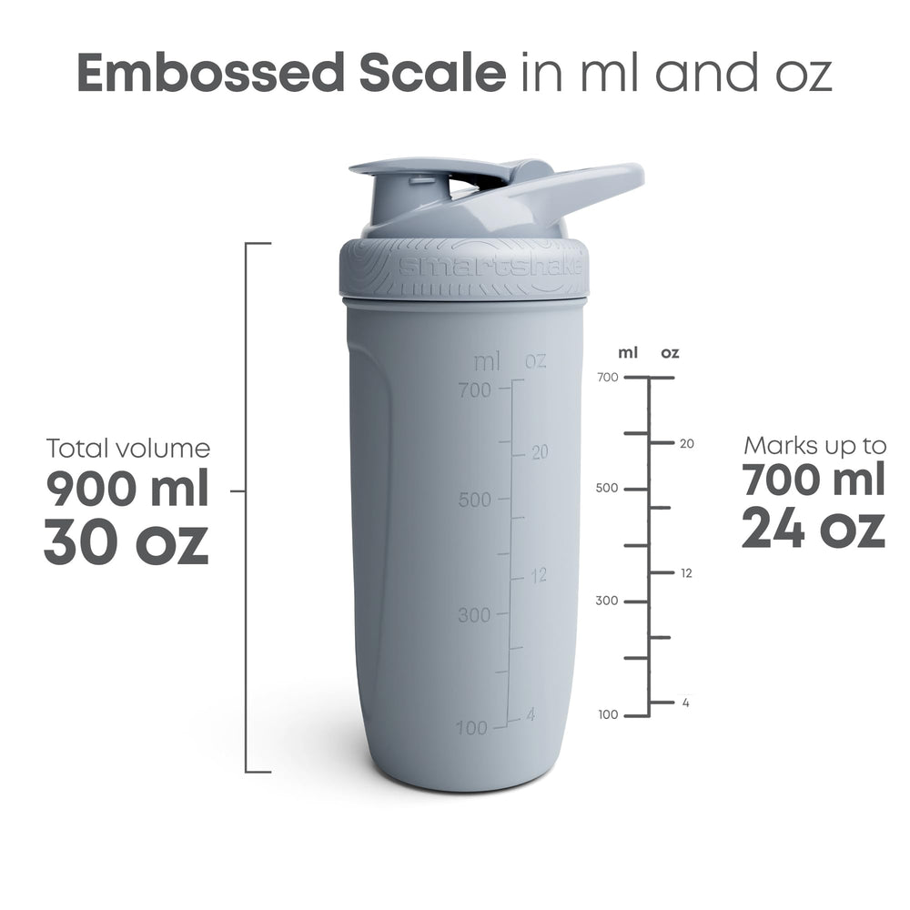 Inside measurement scale on Smartshake Reforce for accurate portioning
