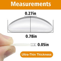 SMARTTOP twelve-pairs pack image highlighting anti-slip nose pads for glasses.