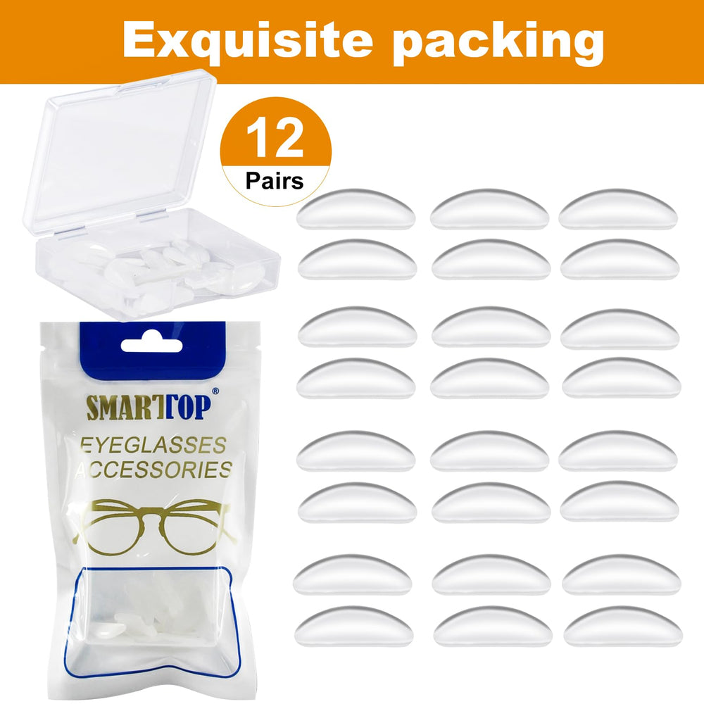 SMARTTOP ultra-thin 1.3mm nose pads on display for lightweight comfort.