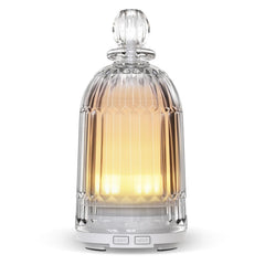 Smartwell diffuser with glass cover for elegant ambient aroma diffusion