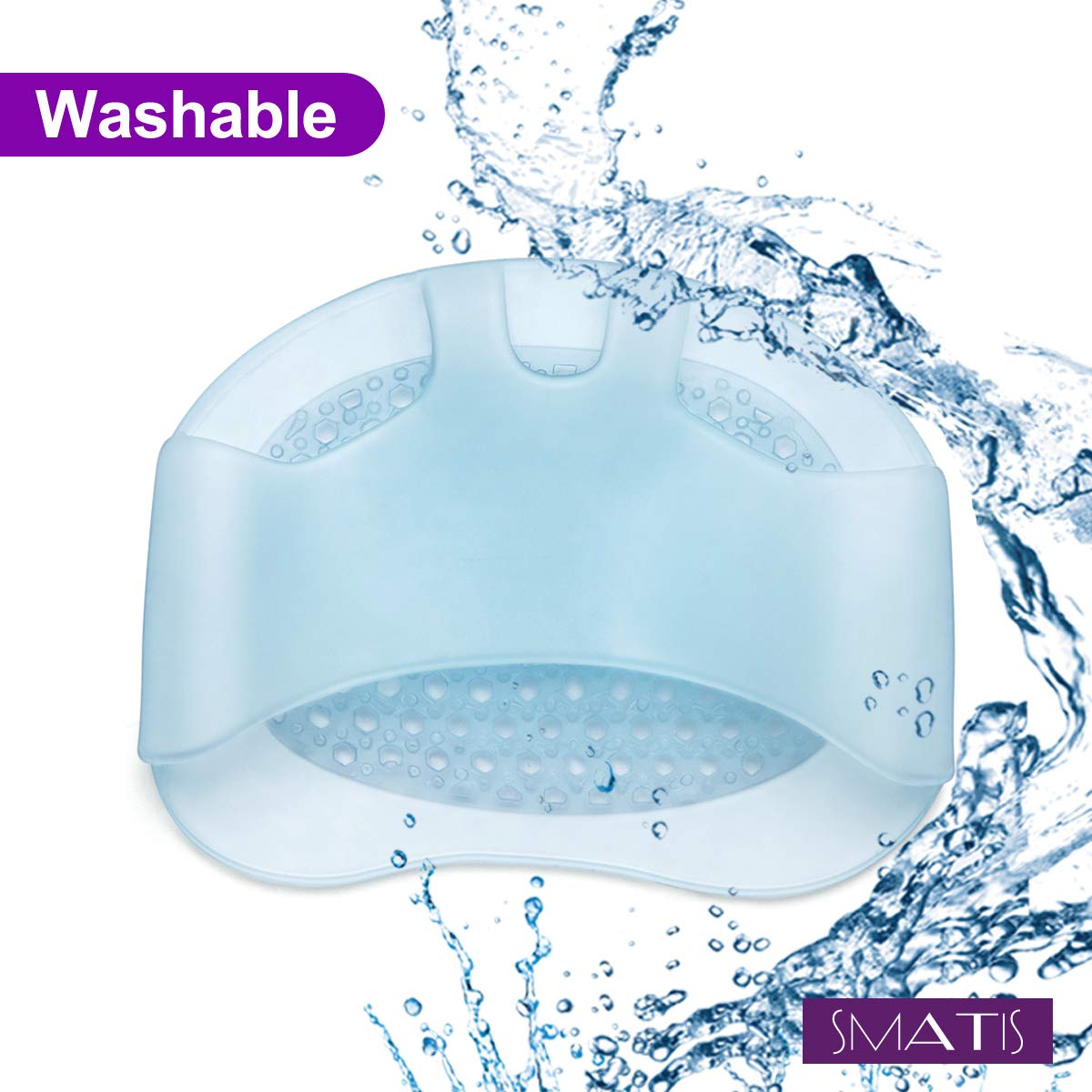 Medical-grade silicone gel material used in SMATIS cushions