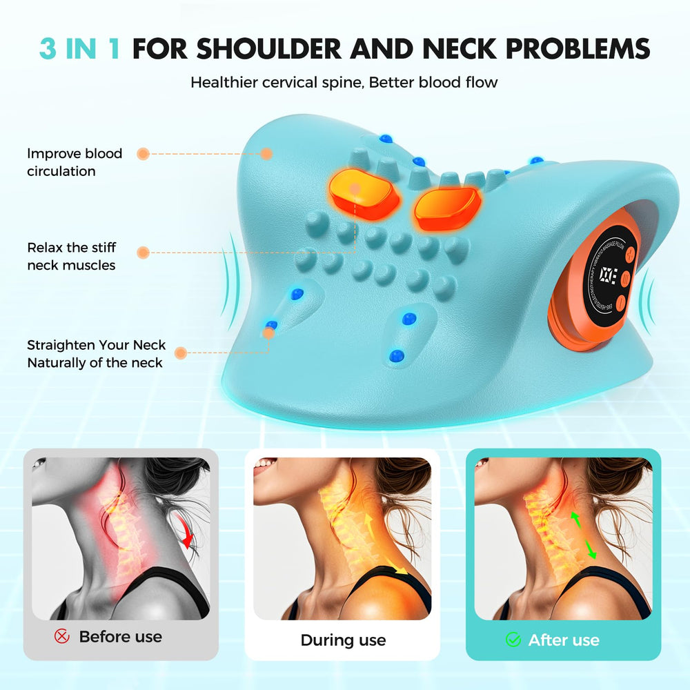 Smedz Neck Massager 15-minute shut-off safety feature
