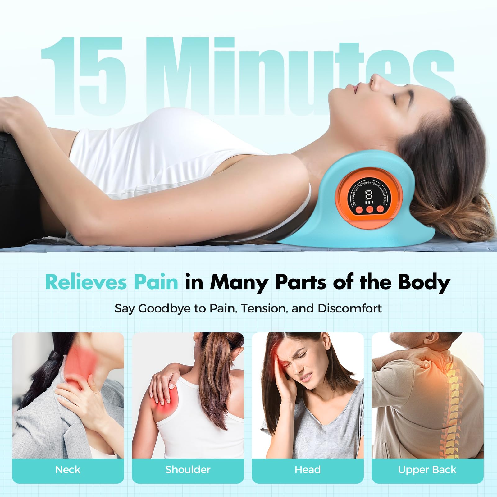 Smedz Neck Massager compact size fits in a bag
