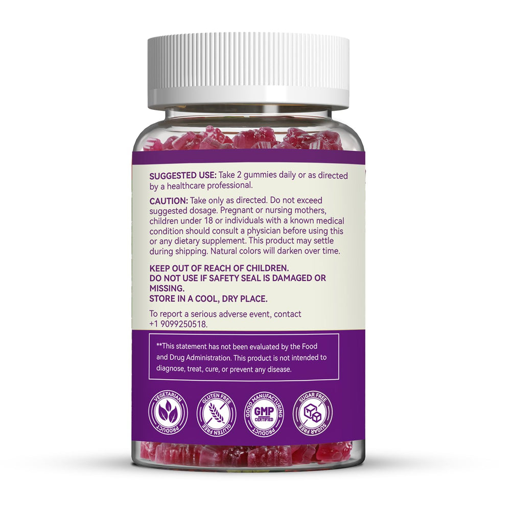 SmildeHeal magnesium gummies for nighttime relaxation and sleep support.