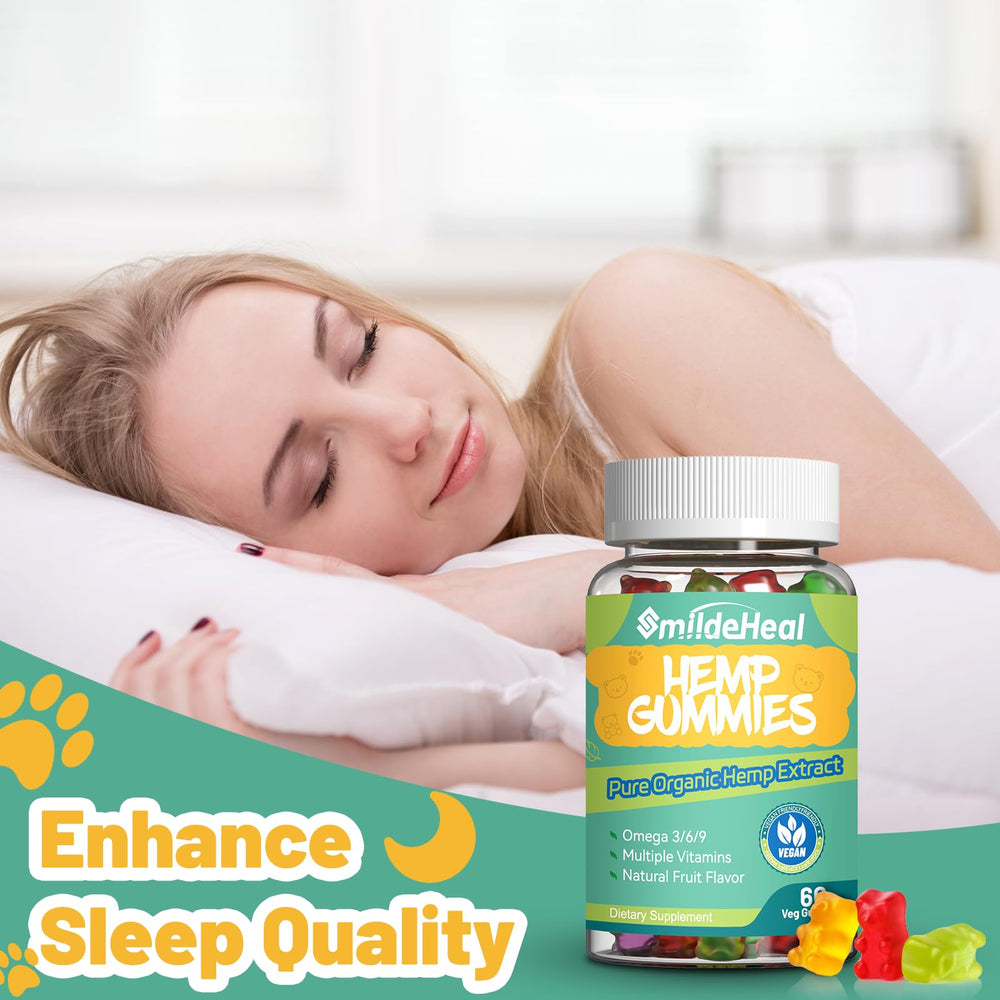 SmildeHeal nutritious-delicious-gummies closeup emphasizes vitamins and natural ingredients