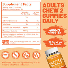 SmildeHeal Vitamin B2 Gummies pineapple flavor closeup, vegan daily energy uplift.
