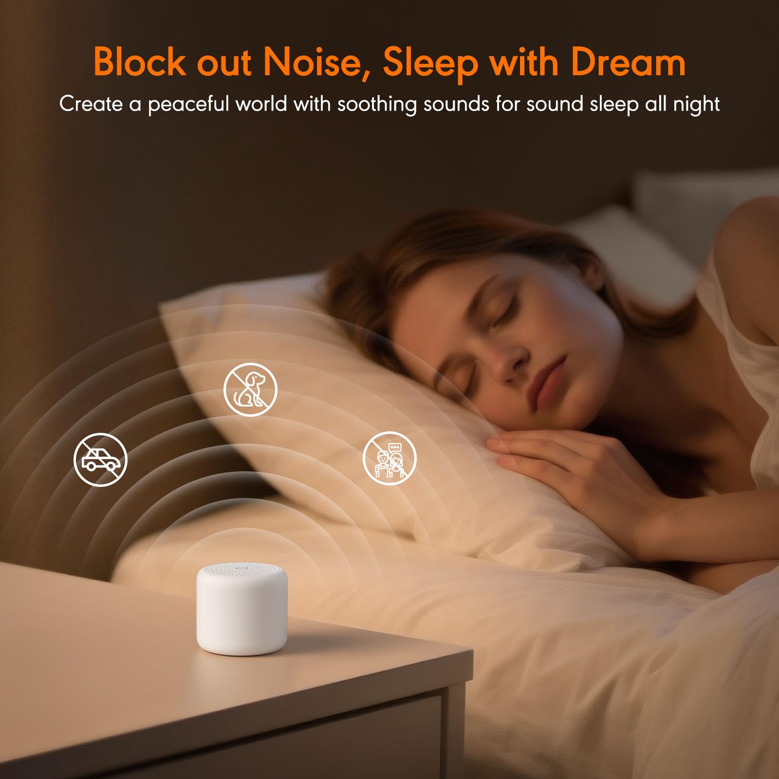 SMILEBOP 18 natural-sounds library offers varied ambience for sleeping routines.