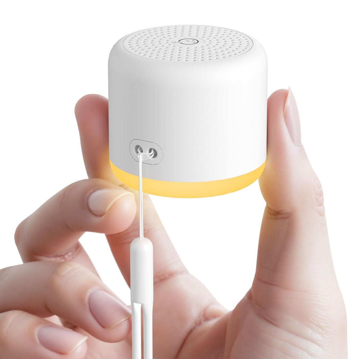 SMILEBOP ruido blanco y luz nocturna portátil para viajes y sueño más tranquilo