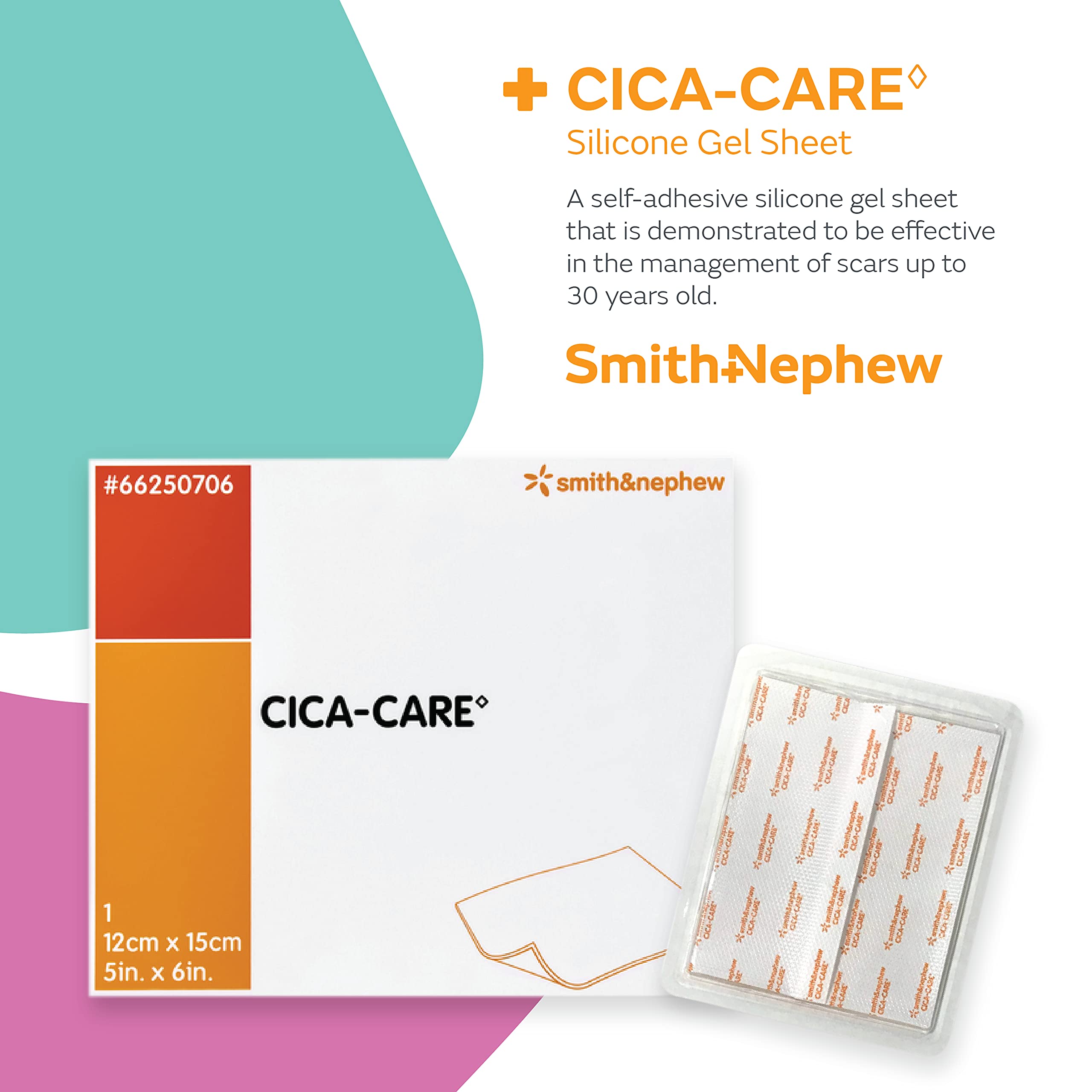 Applying CICA-Care to a scar for flattening and color reduction.