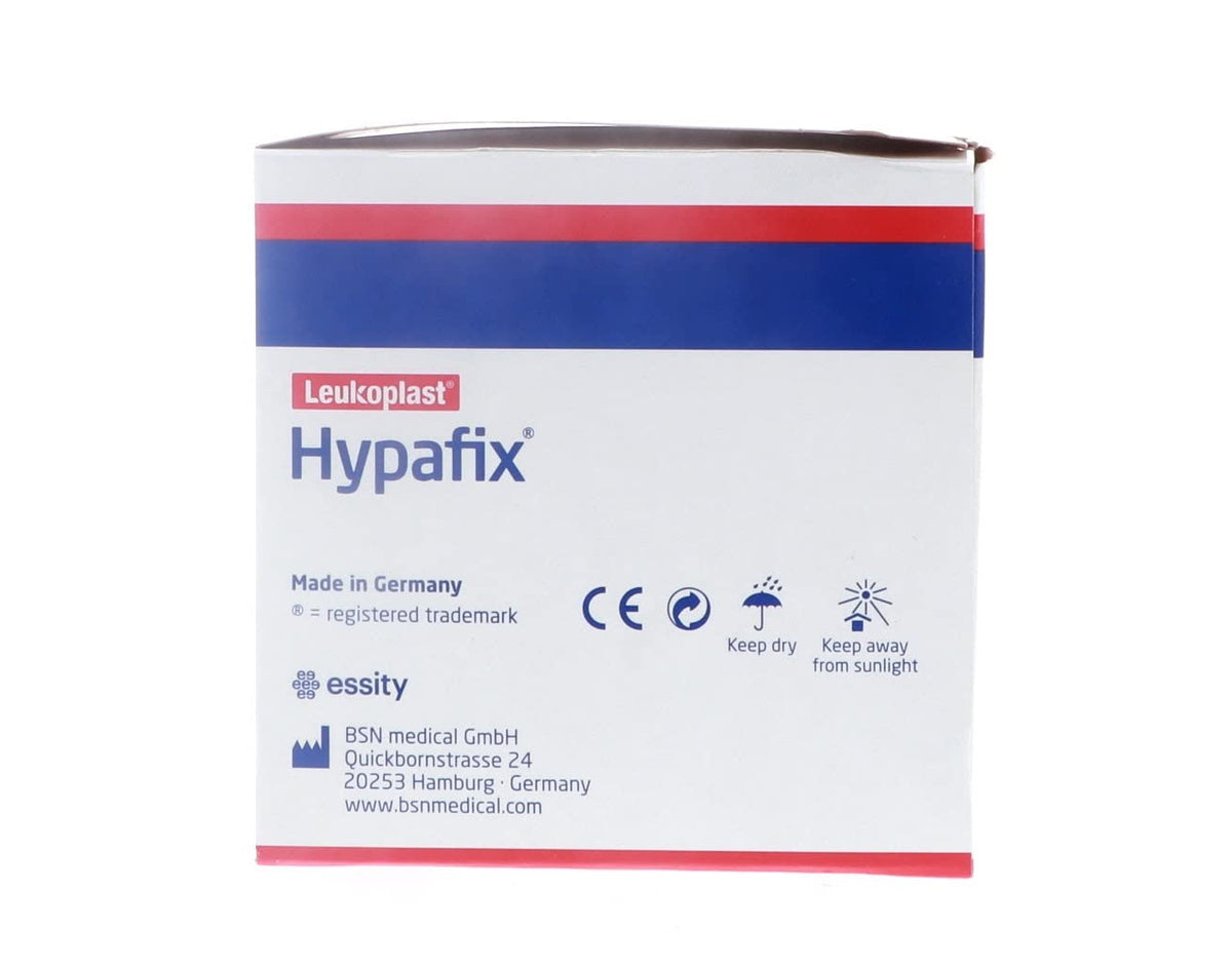 Cinta Hypafix de Smith & Nephew, rollo de 2 pulgadas, fijación estable para apósitos.