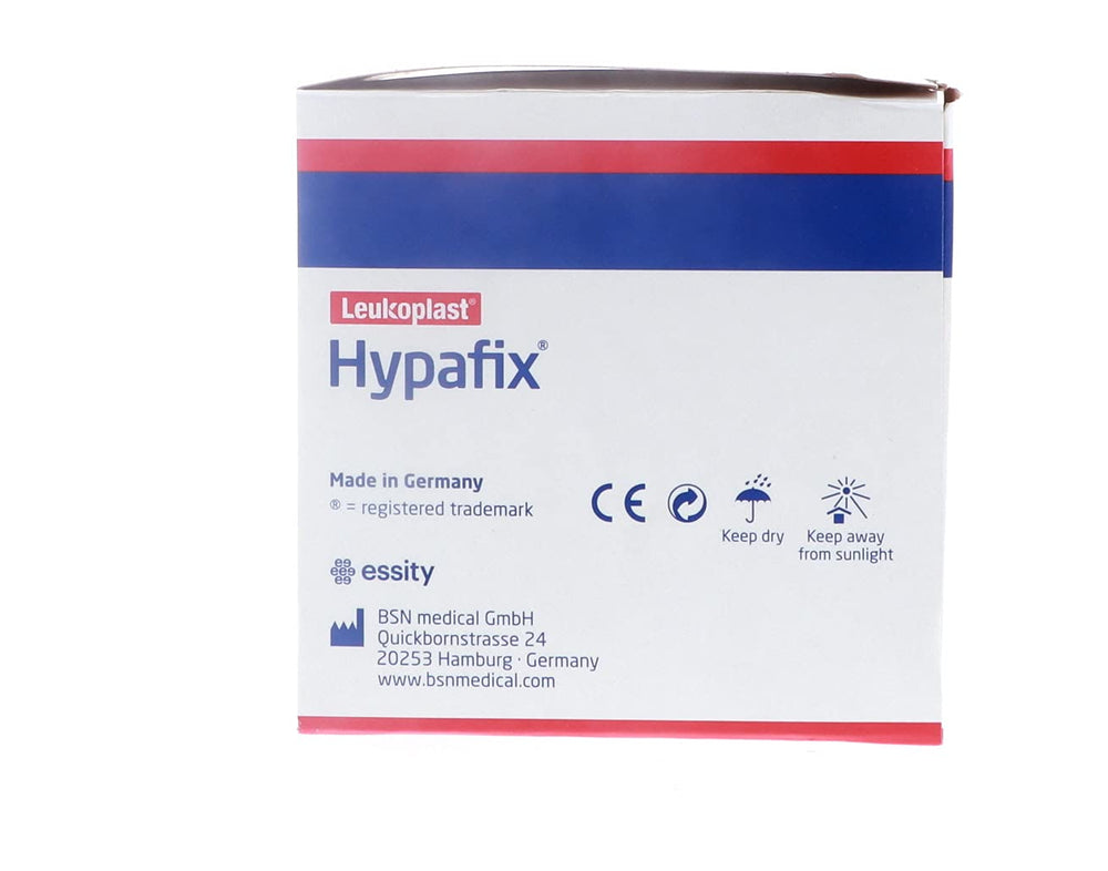 Aplicación clínica segura con Hypafix para fijación estable en procedimientos.