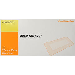 Smith & Nephew PRIMAPORE adhesive dressing close-up showing clean adhesive border
