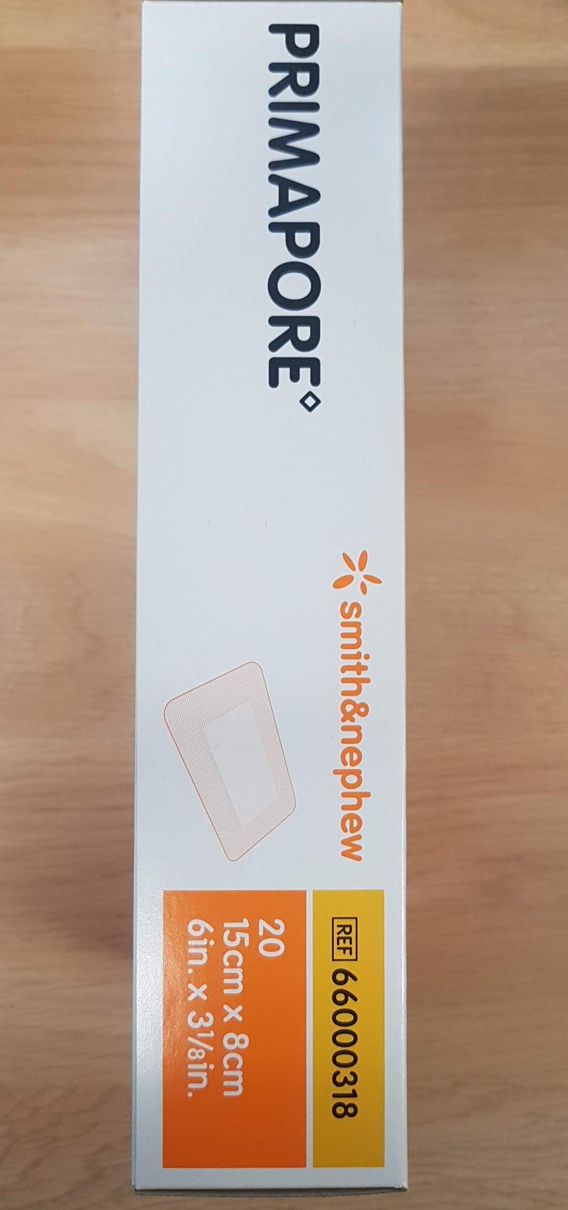 Smith & Nephew Primapore island dressing in use-ready form for immediate coverage.