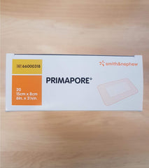 Primapore packaging detail highlighting sterile, United States origin.