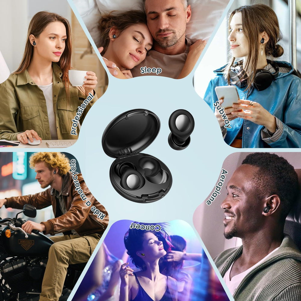 SMNOQO ear plugs motorcycle-noise reduce wind noise on rides